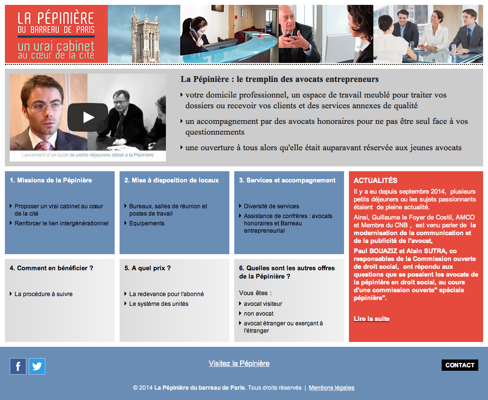 La Pépinière du barreau de Paris